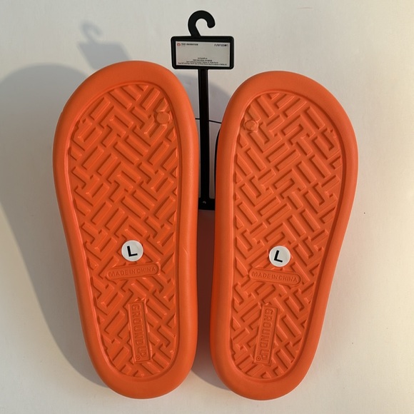 Dragonball Z  Orange Men Anime Character Comfort Slide In Sandals Size Large - Picture 3 of 3